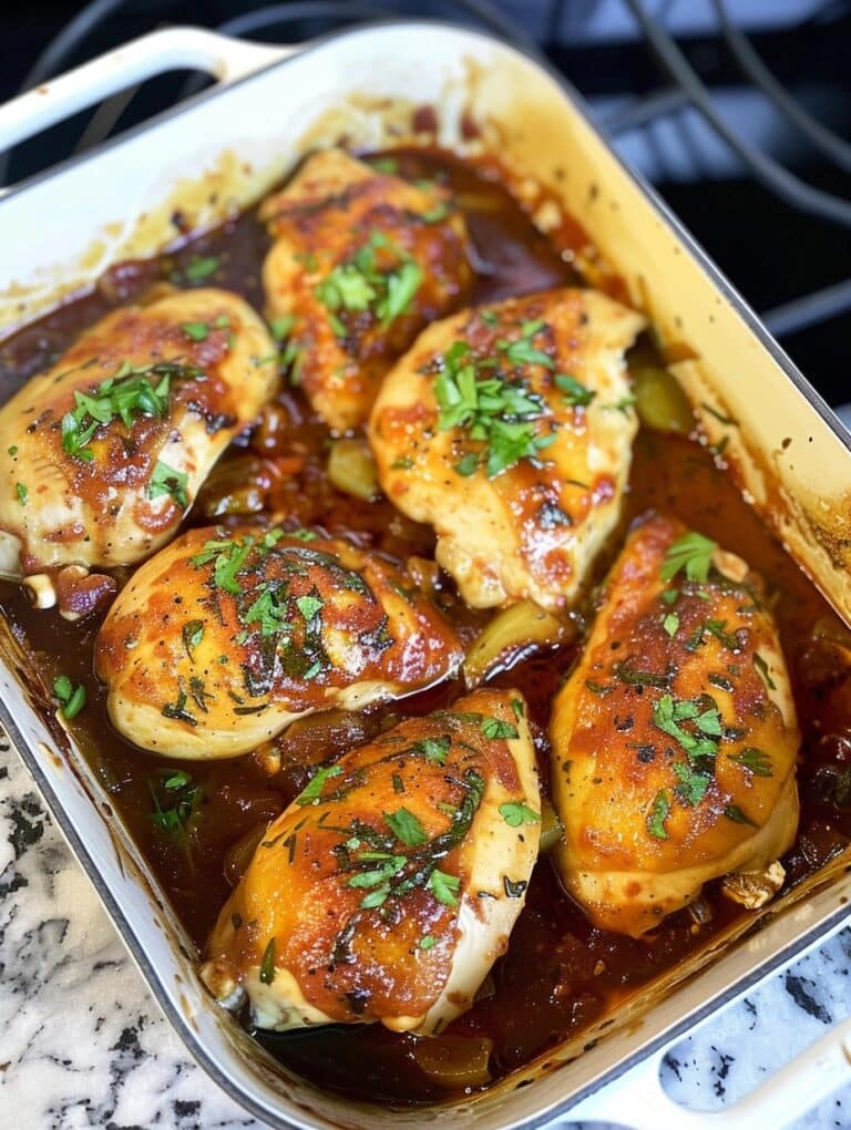 3-Ingredient Brown Sugar Italian Chicken Recipe