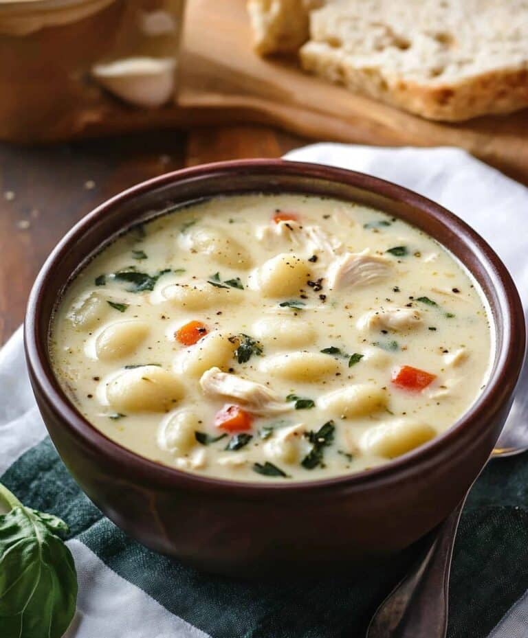 Olive Garden Chicken Gnocchi Soup Recipe