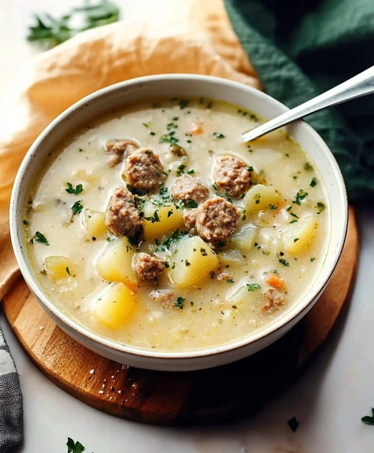 Creamy Potato Soup With Italian Sausage Recipe