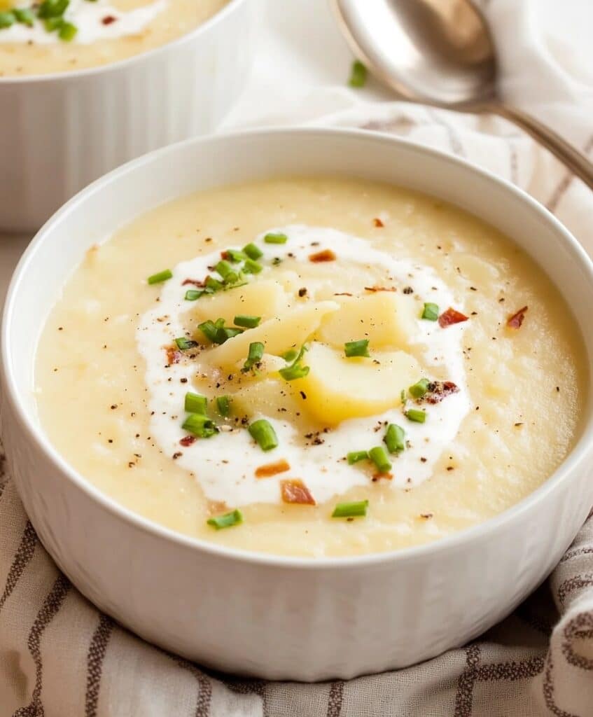 Easy Crockpot Potato Soup Recipe