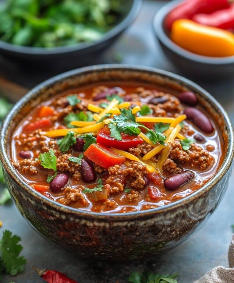 The Best Ground Beef Chili Easy Stovetop Recipe