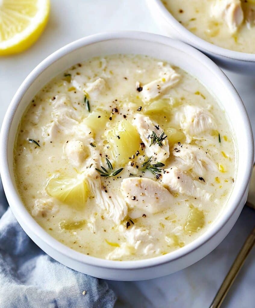 Avgolemono — Greek Lemon Chicken Soup Recipe