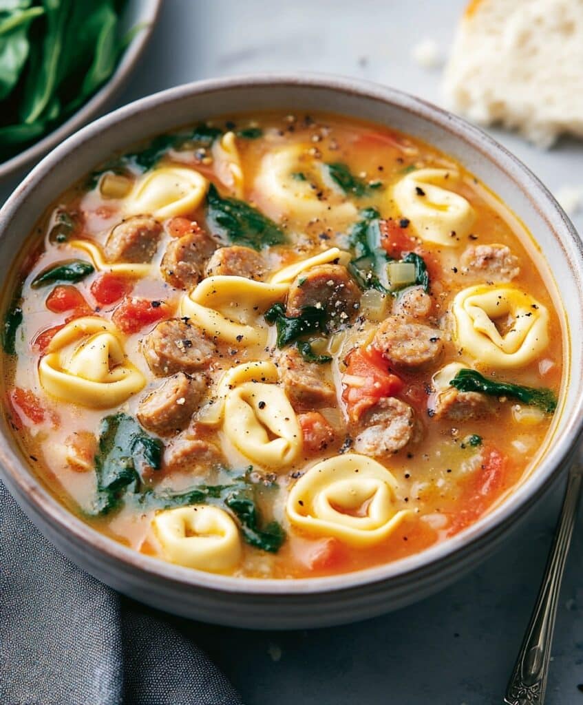 Sausage Tortellini Soup Recipe