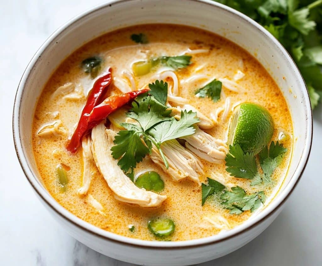 Easy Thai Chicken Curry Soup Recipe
