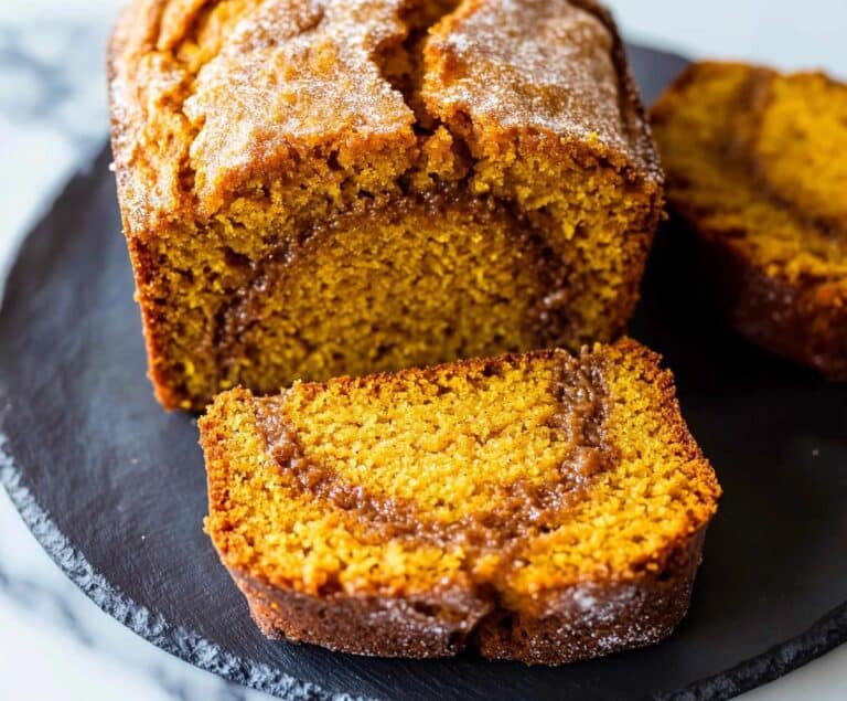 Small Batch Cinnamon Swirl Pumpkin Bread