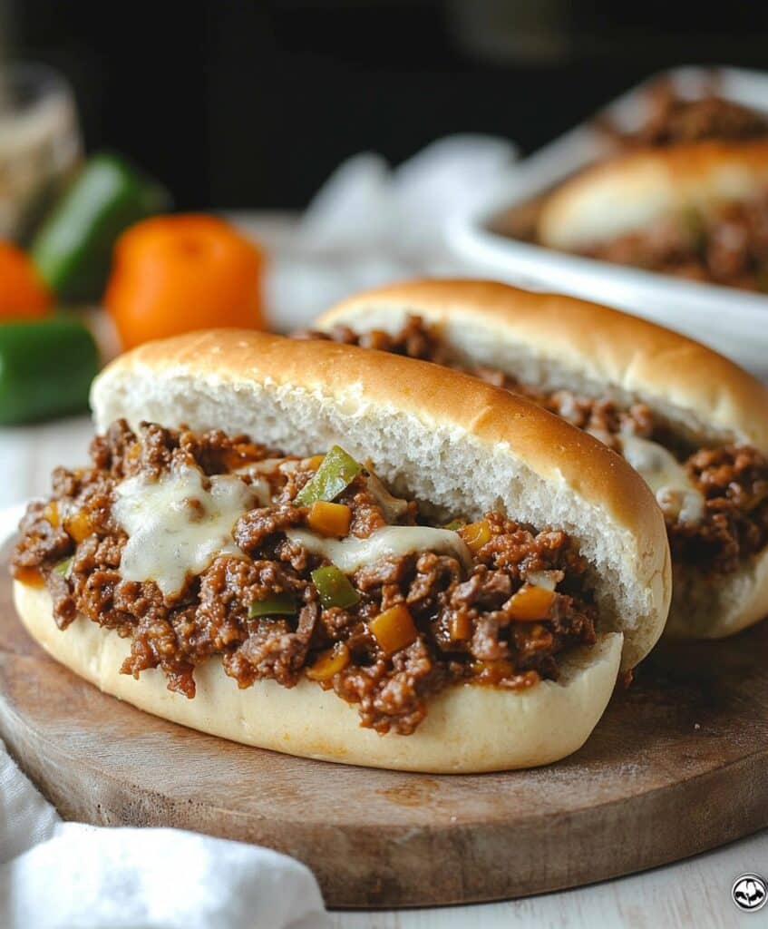 Philly Cheesesteak Sloppy Joes Recipe