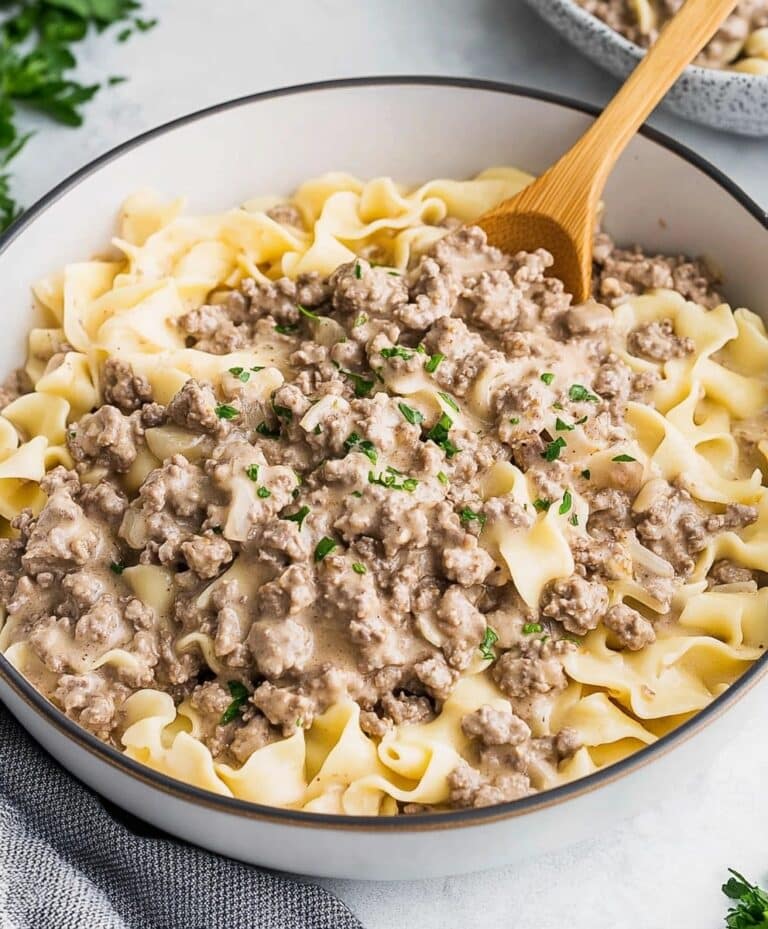 The Best Hamburger Stroganoff Recipe