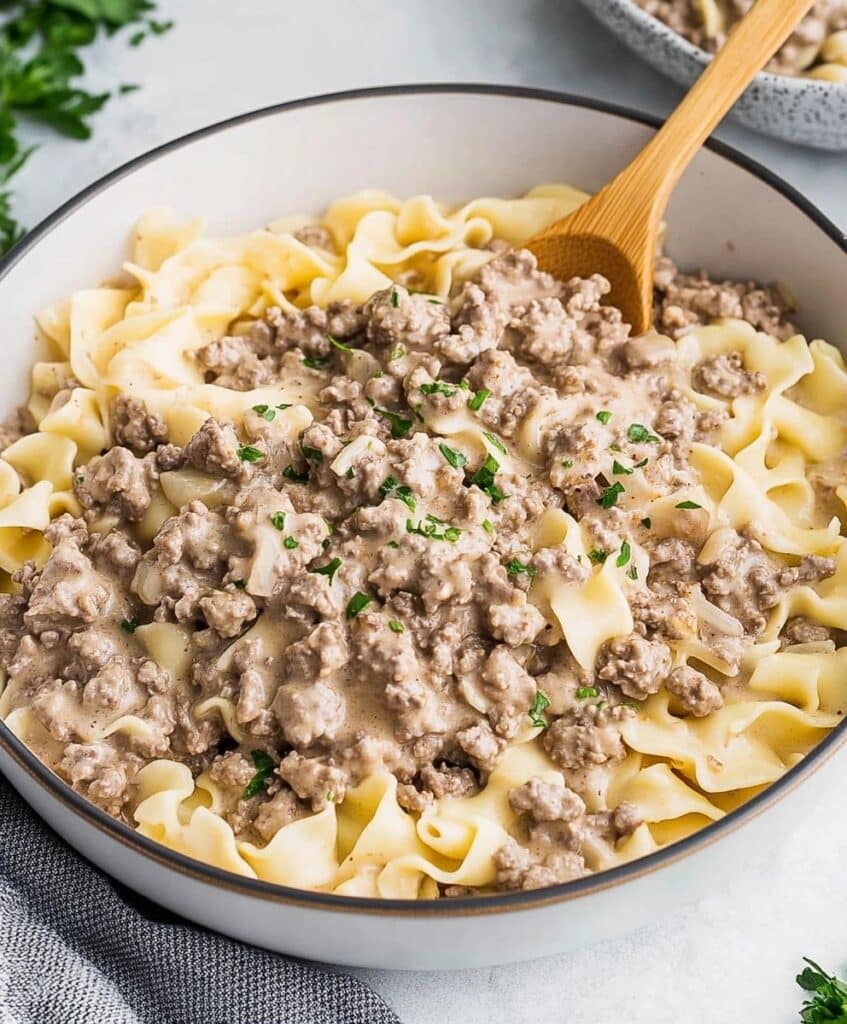 The Best Hamburger Stroganoff Recipe