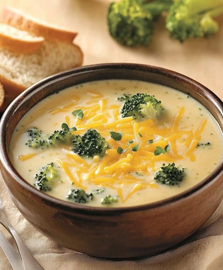 Panera Copycat Broccoli Cheddar Soup Recipe