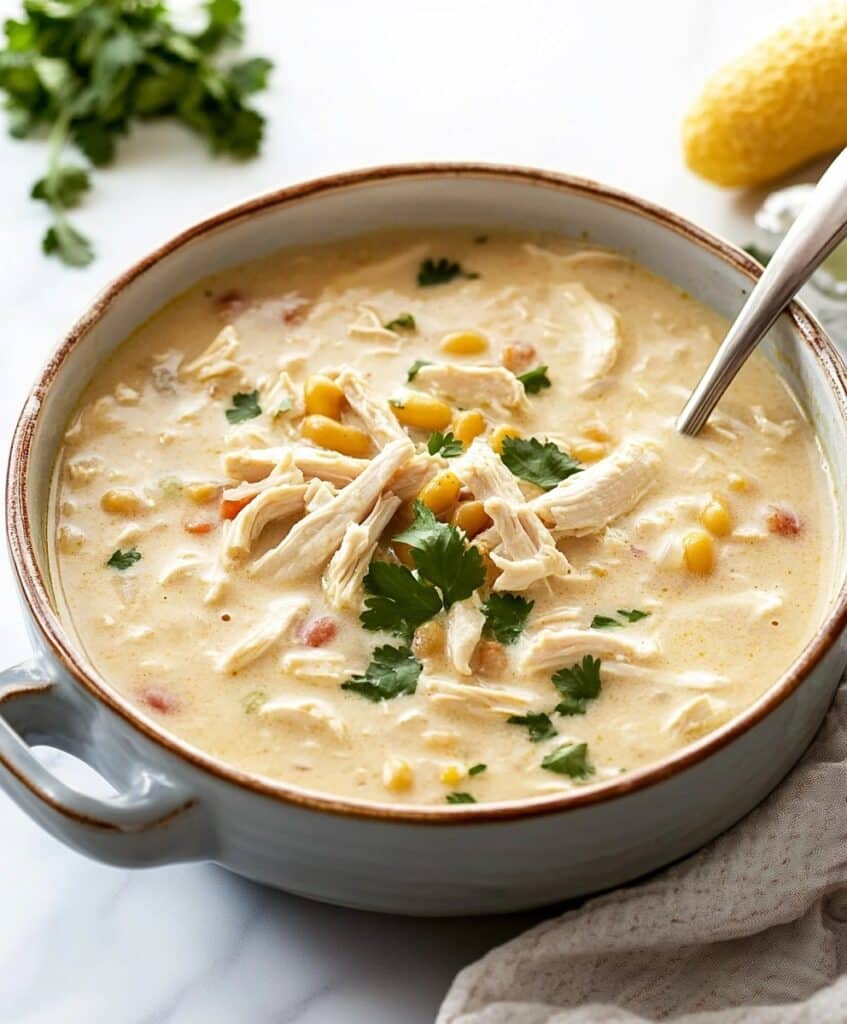 The Best Creamy White Chicken Chili Recipe