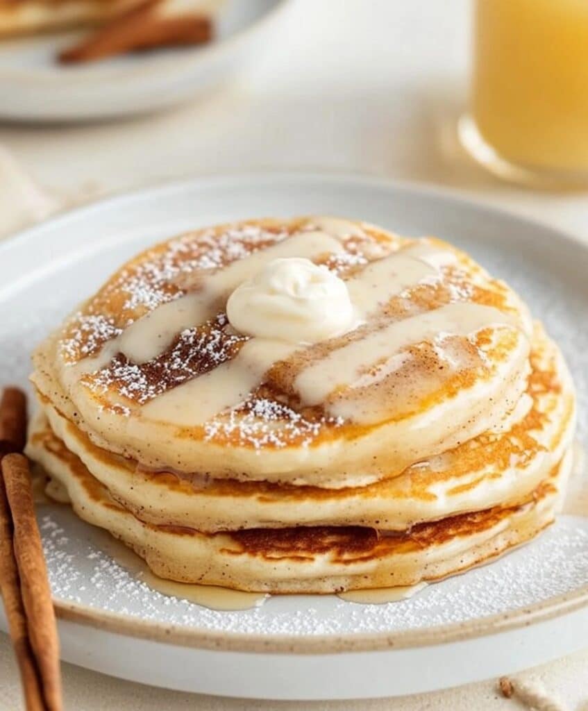 Cinnamon Roll Pancakes Recipe