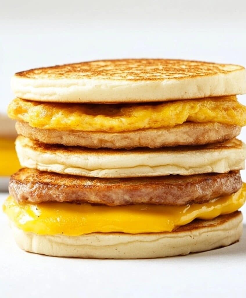 Easy Homemade Mcgriddle Breakfast Sandwiches Recipe