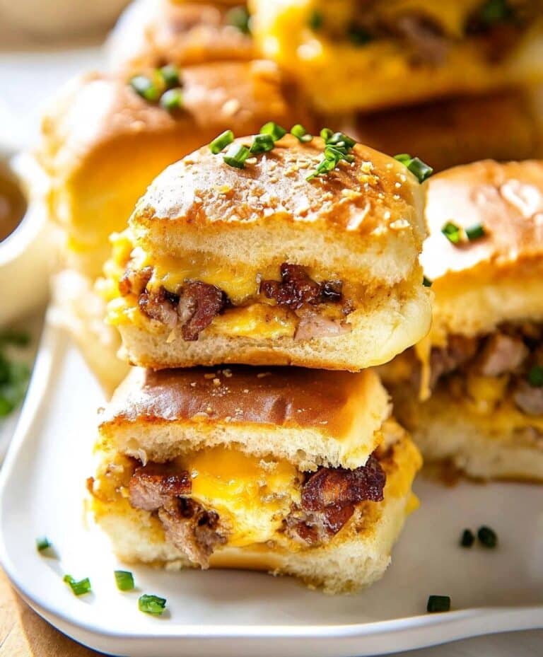 Hawaiian Roll Breakfast Sliders Recipe