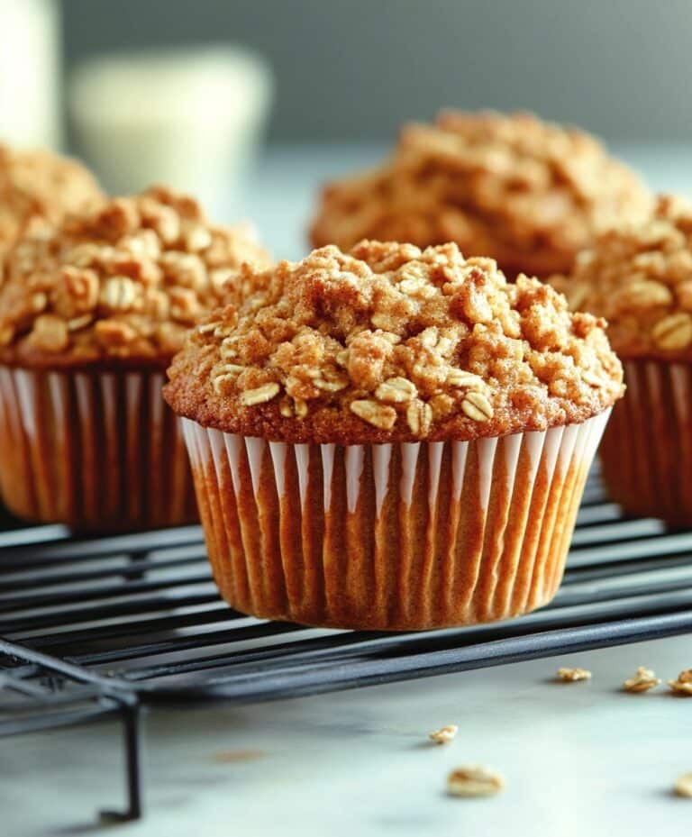 Maple Brown Sugar Oatmeal Muffins Recipe