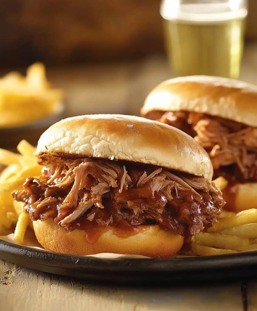 Slow Cooker Cowboy Sandwiches Recipe
