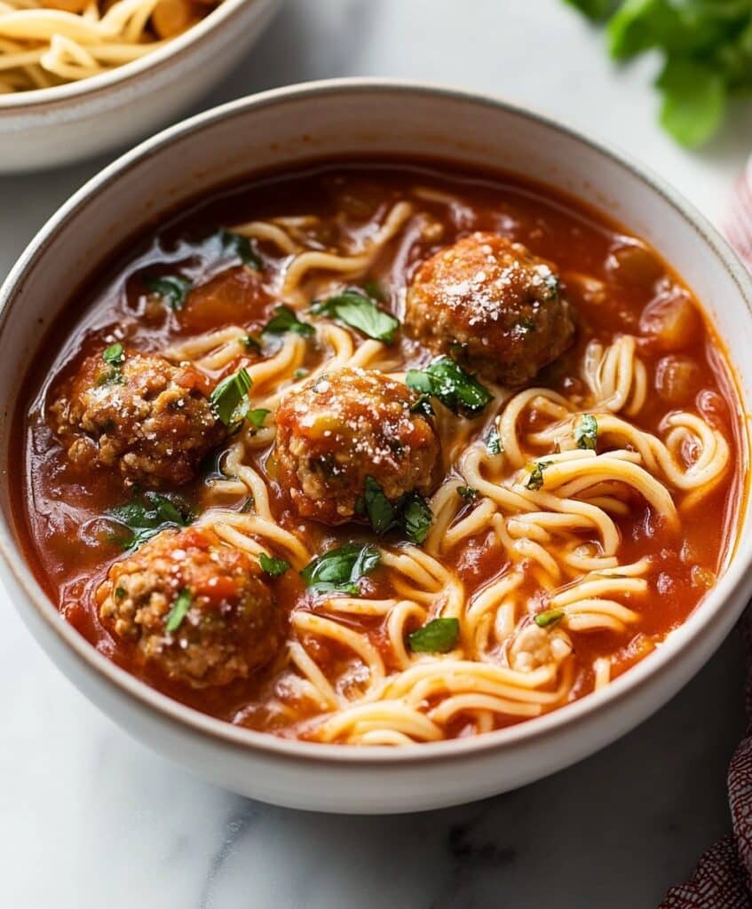 Italian Meatball Soup Recipe