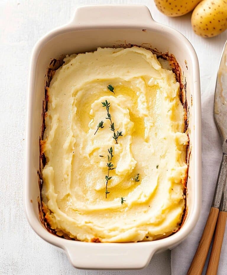 Best Creamiest Baked Mashed Potatoes Recipe