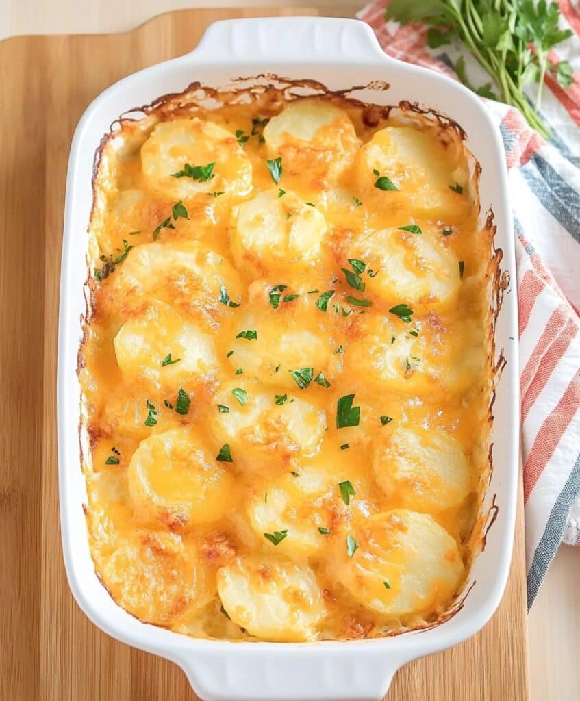 Cheesy Scalloped Potatoes Recipe