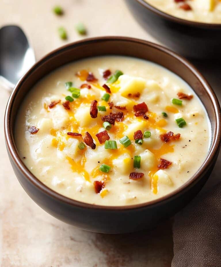 Copycat Longhorn Steakhouse Loaded Potato Soup Recipe