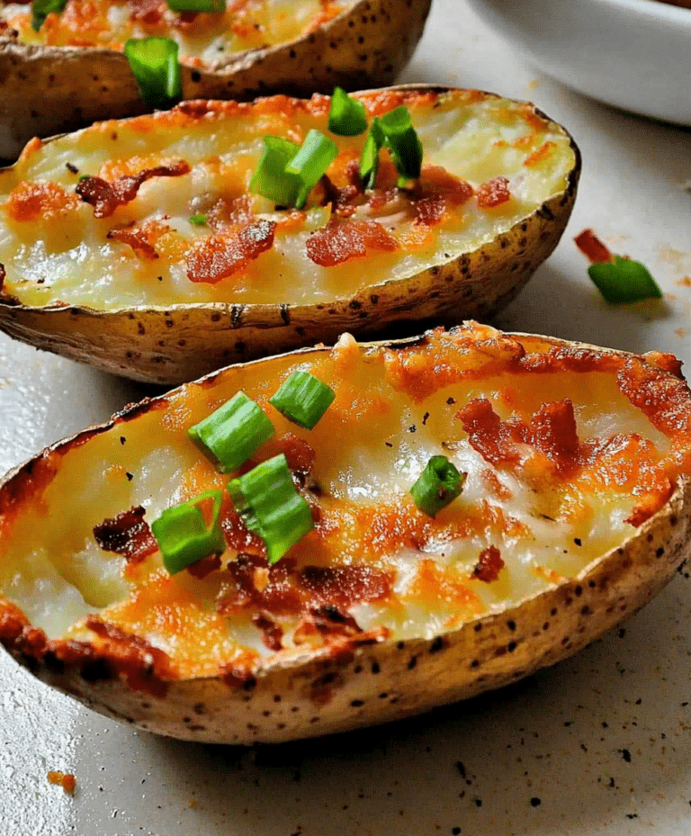 Baked Potato Skins Recipe