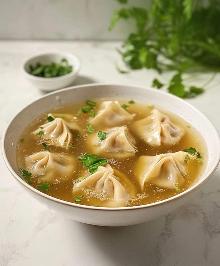 Homemade Wonton Soup Recipe