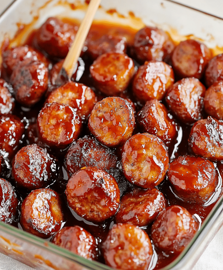 Bbq Sausage Bites With Only 4 Ingredients Recipe