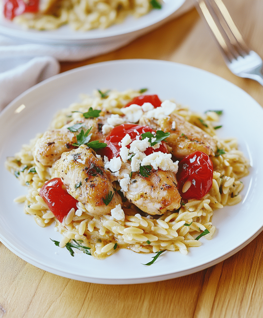 Mediterranean Chicken Recipe With Orzo Recipe