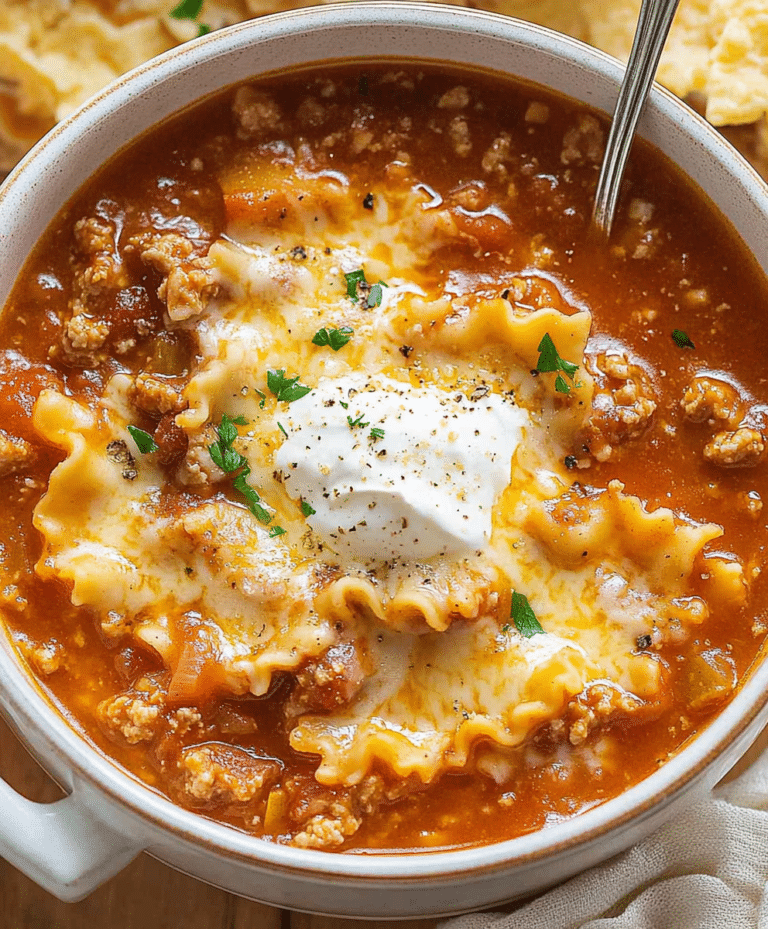 Lasagna Soup Recipe