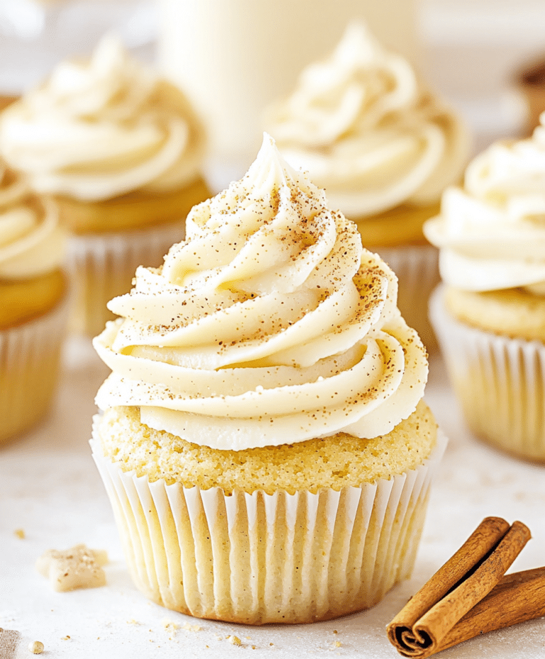 Eggnog Cupcakes Recipe