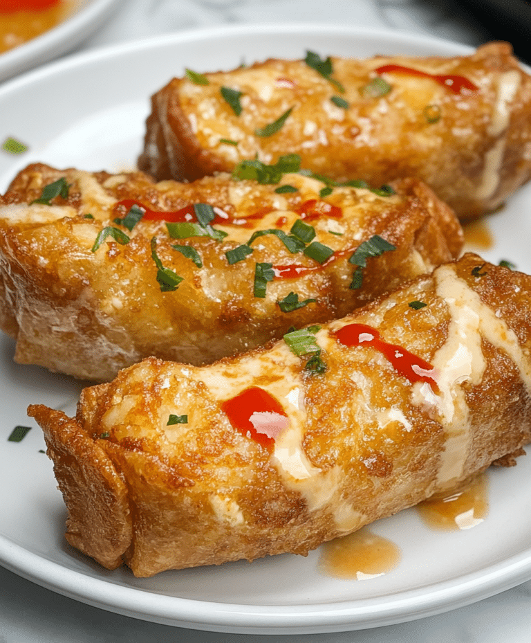 Crab Cake Egg Rolls Recipe