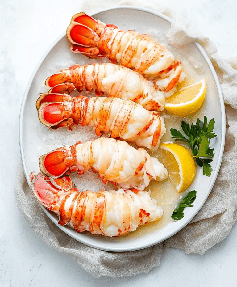 Butter Poached Lobster Tails Recipe