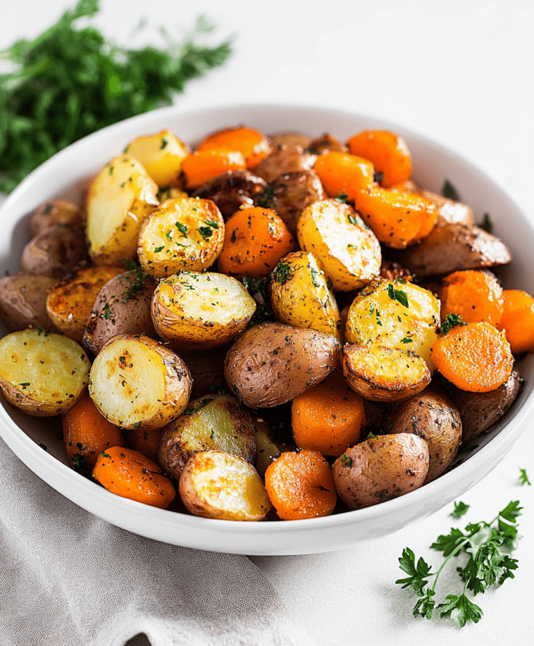 Roasted Potatoes And Carrots Recipe