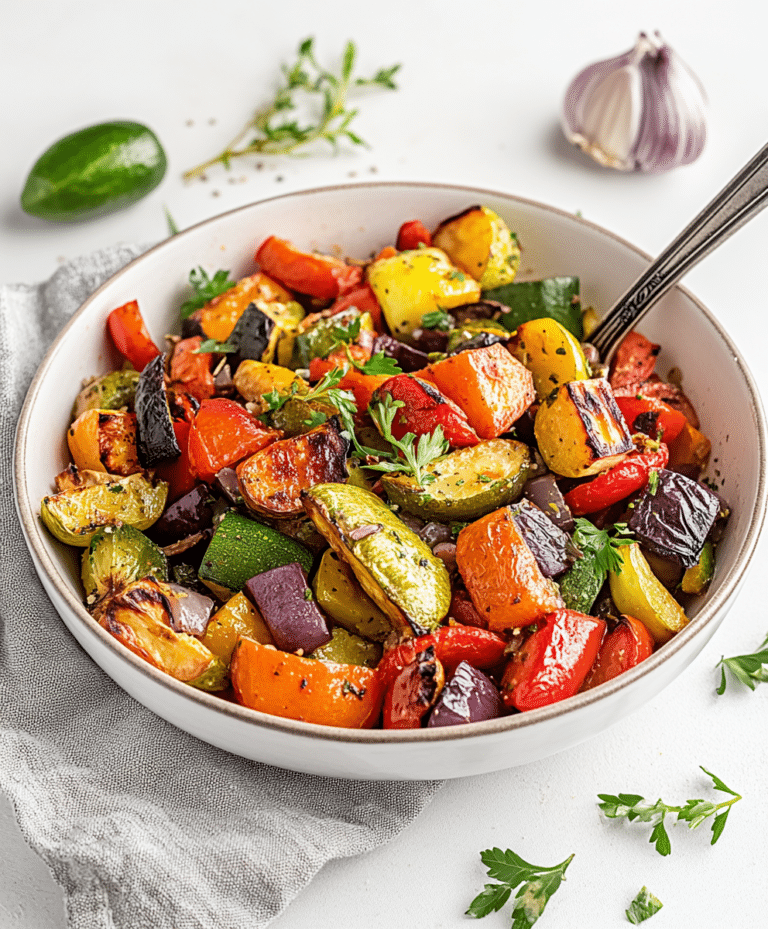 Mediterranean Roasted Vegetables Recipe
