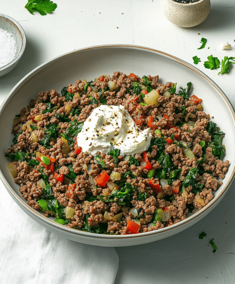 Mediterranean Ground Beef Stir Fry Recipe
