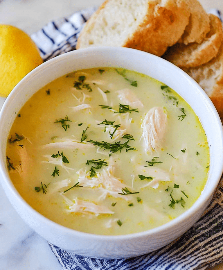 Avgolemono — Greek Lemon Chicken Soup Recipe