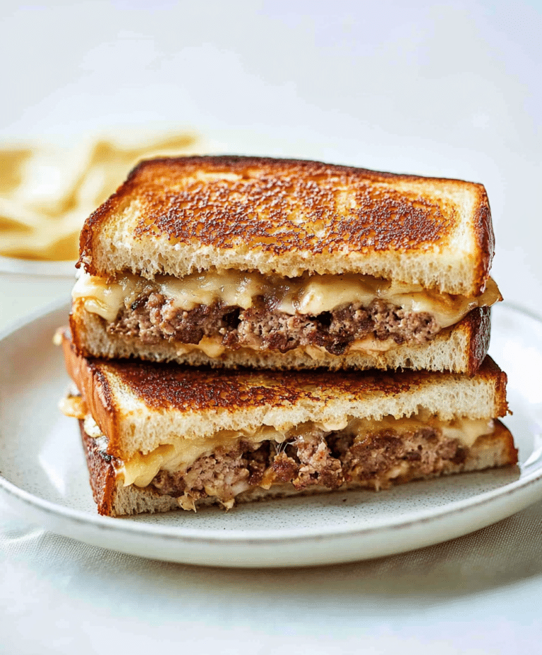 Classic Patty Melt Recipe