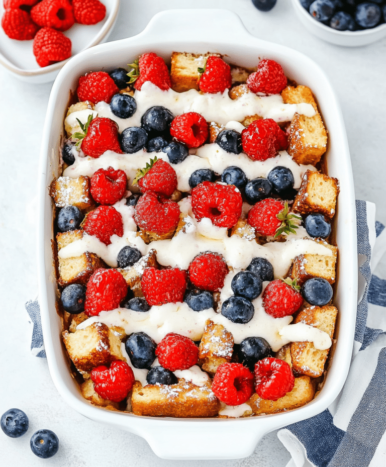 Berry French Toast Casserole Recipe