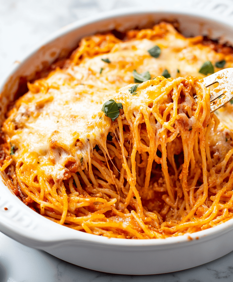 Easy Baked Spaghetti Recipe