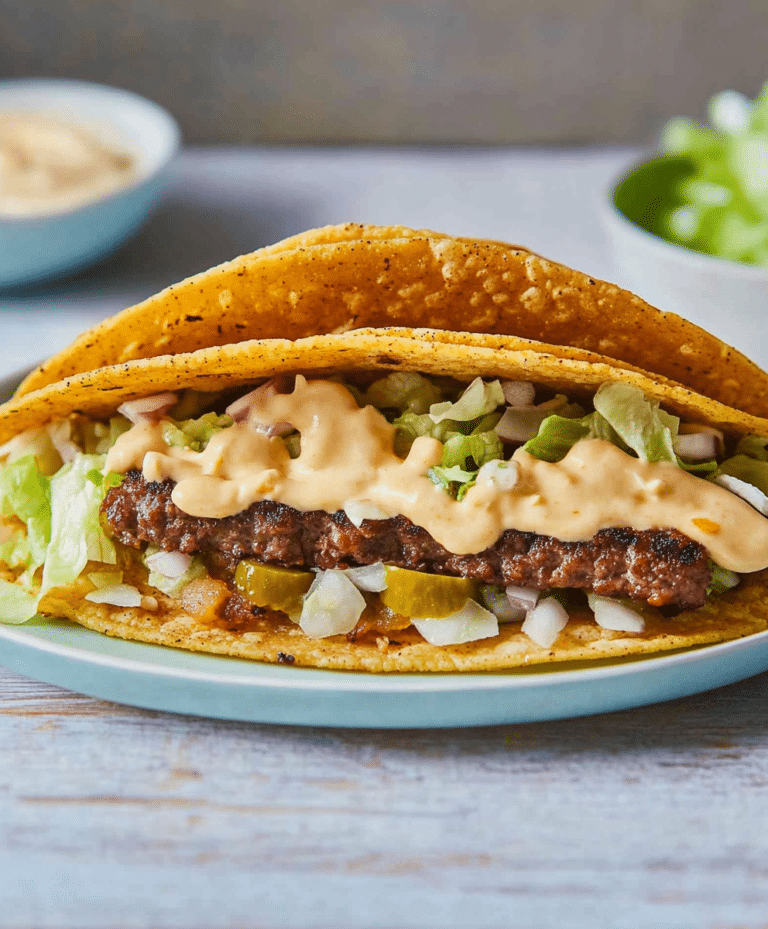 Smash Burger Tacos Recipe
