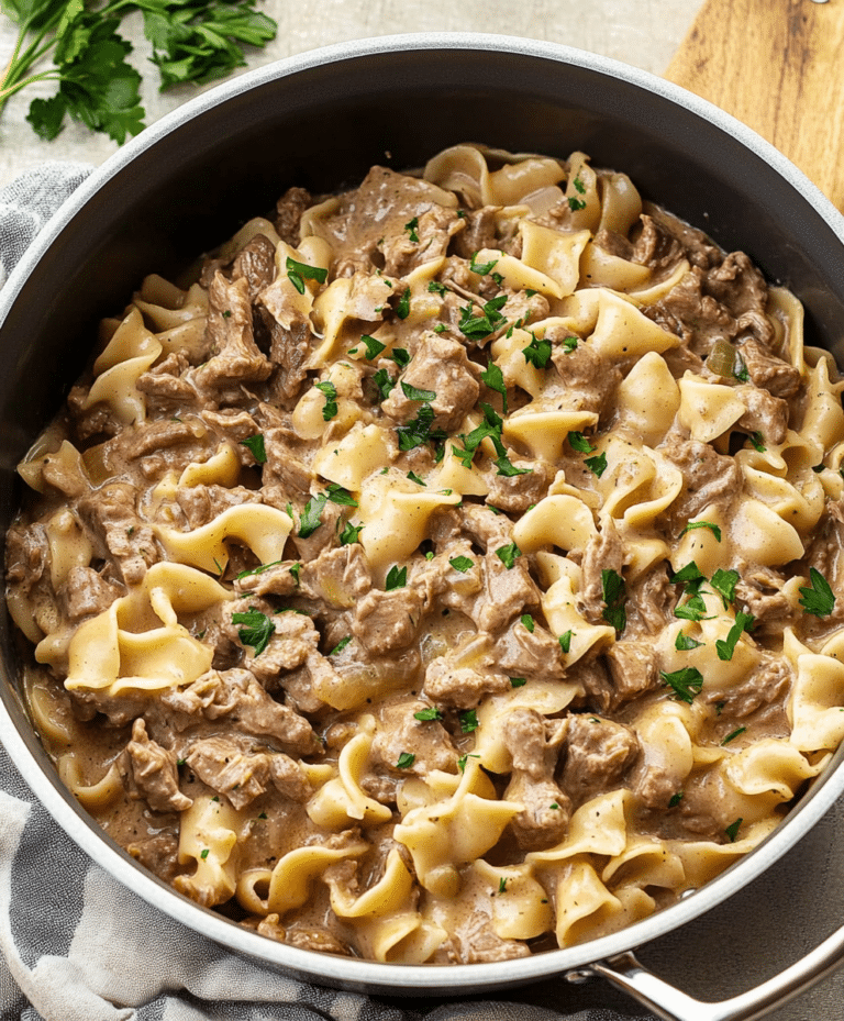 Beef Stroganoff (easy One-pot Recipe) Recipe