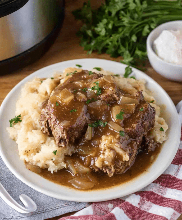 Instant Pot French Onion Pot Roast Recipe