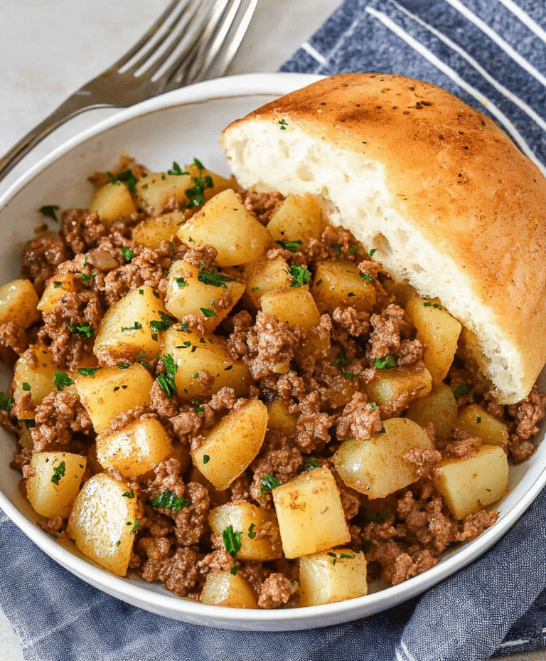 Ground Beef And Potatoes Skillet Recipe