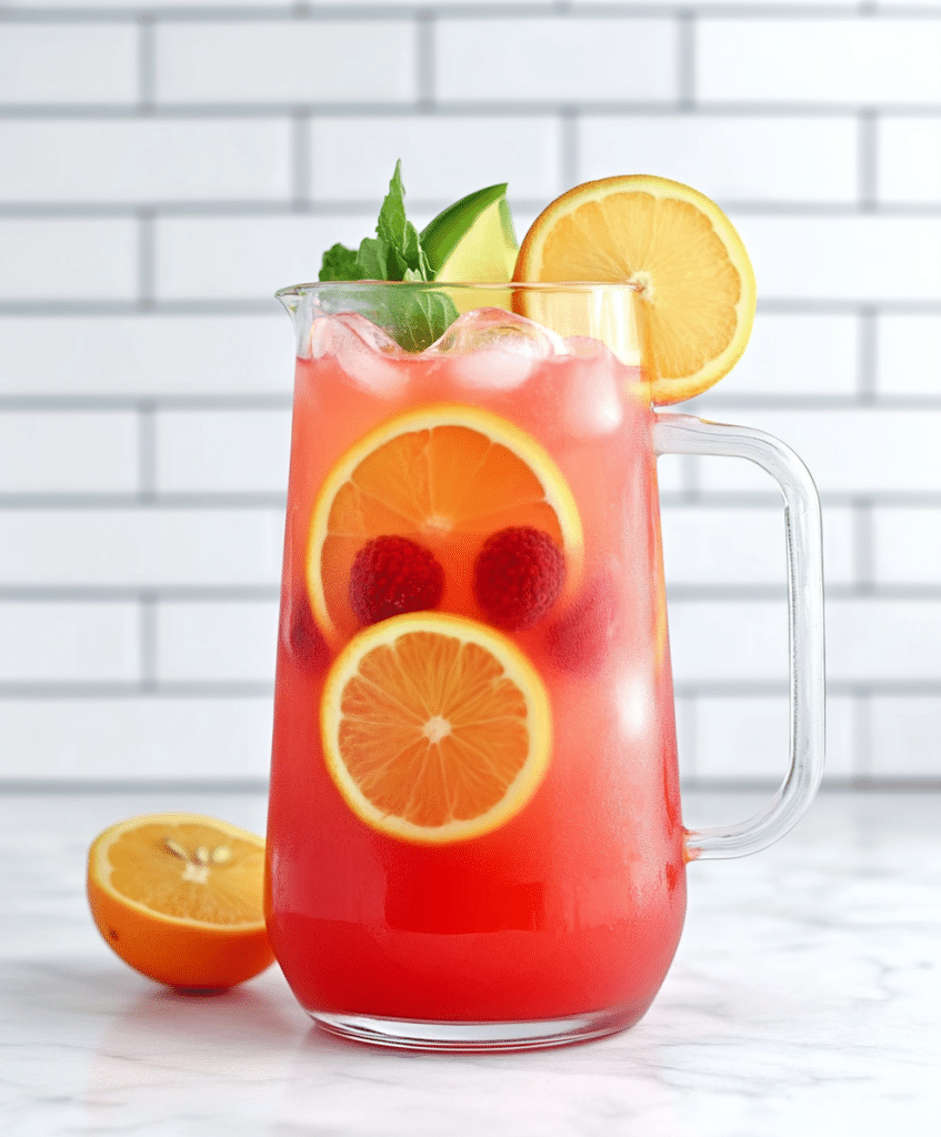 Fruit Punch Mocktail Recipe