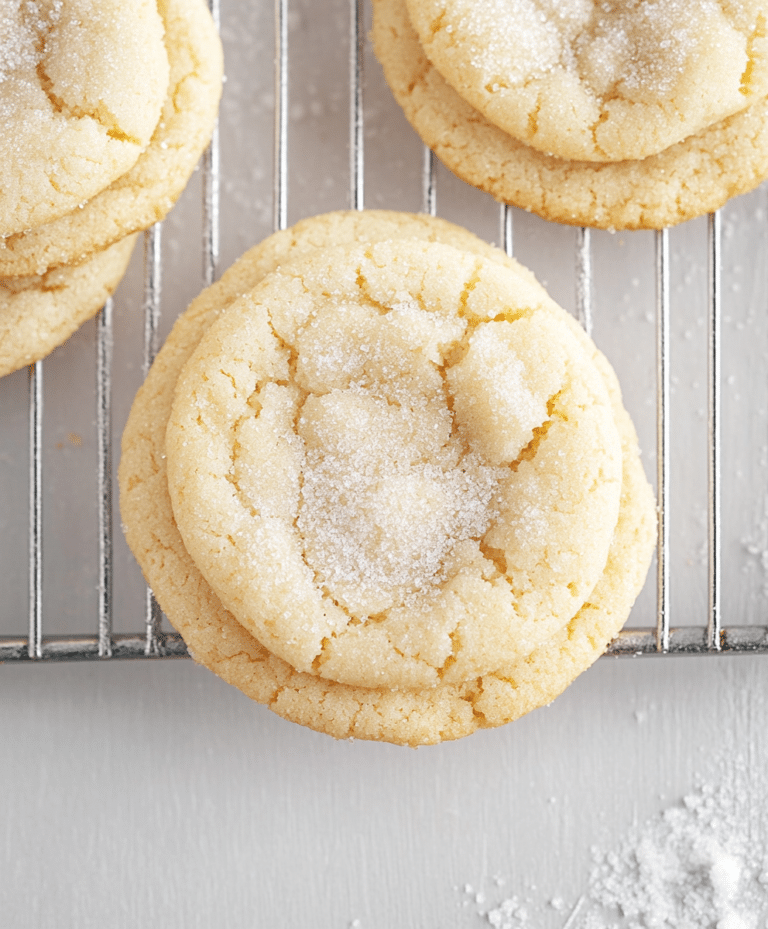 Chewy Sugar Cookies Recipe