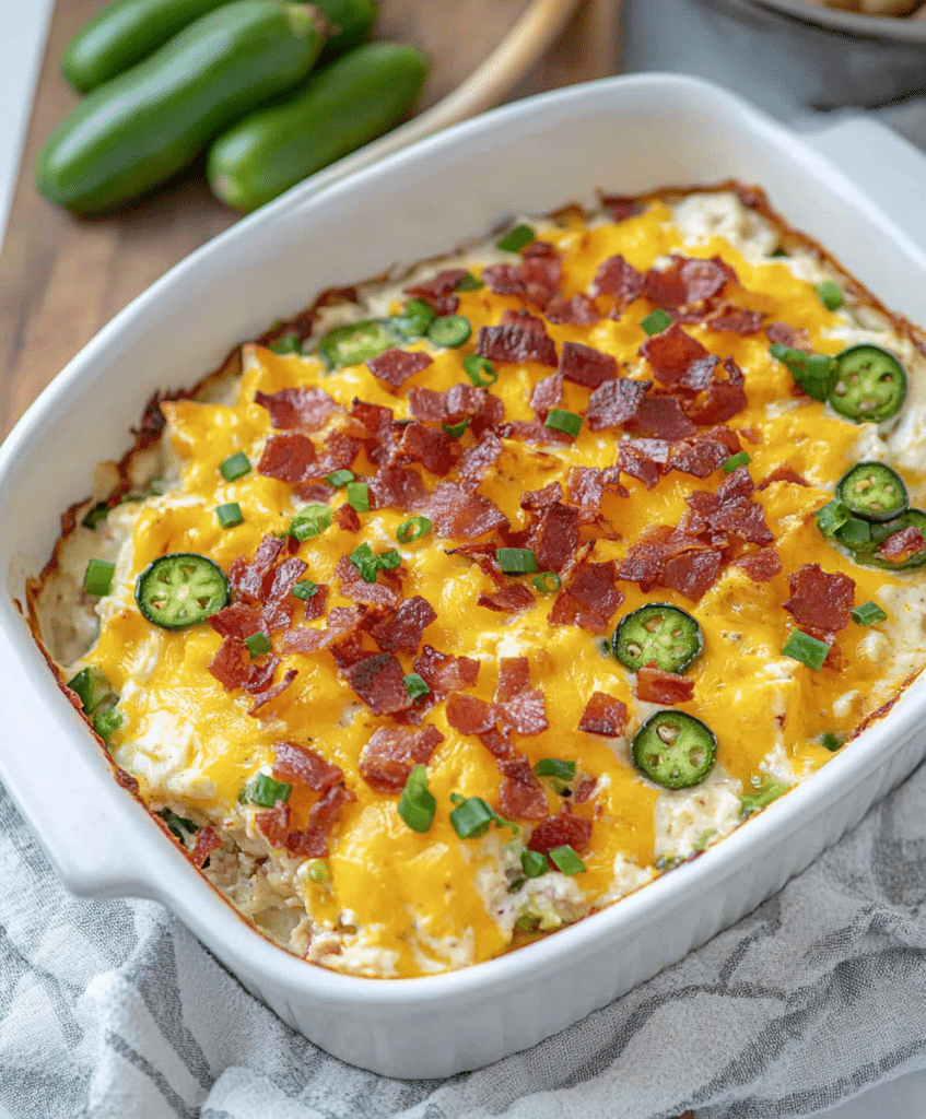 Keto Jalapeno Popper Casserole Recipe
