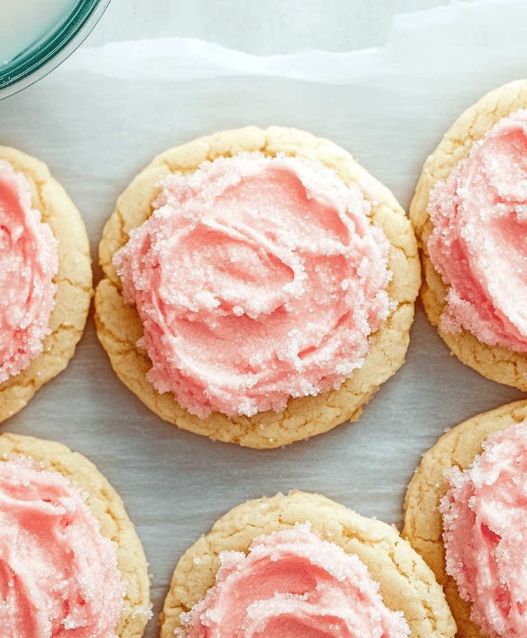 Crumbl Pink Sugar Cookies Recipe