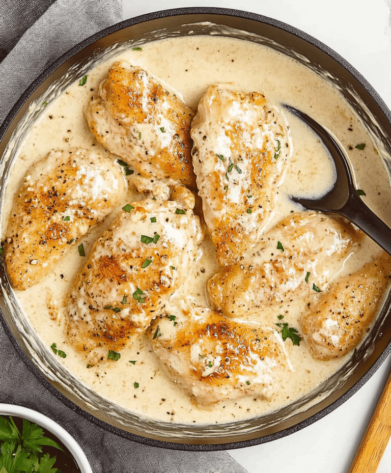 Creamy Garlic Parmesan Chicken Recipe