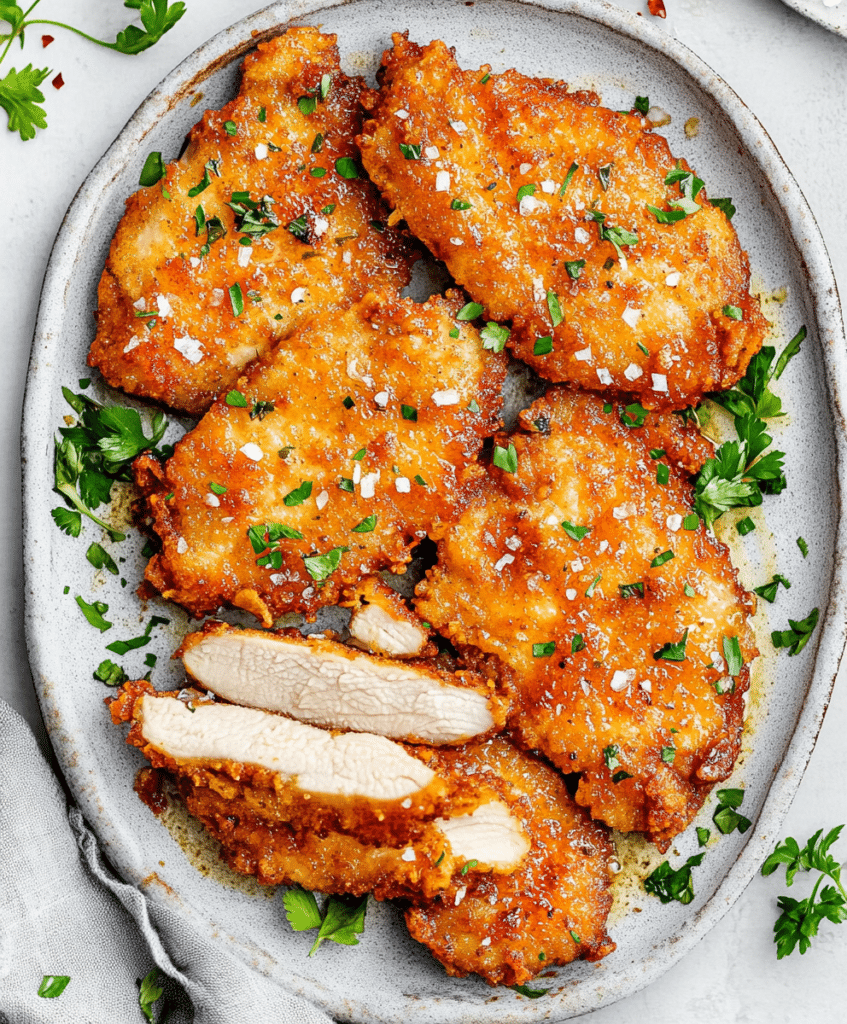 Crispy Garlic Butter Chicken Recipe