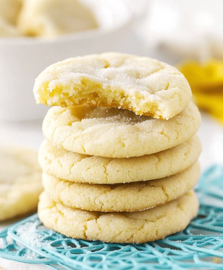 Soft And Chewy Sugar Cookies Recipe
