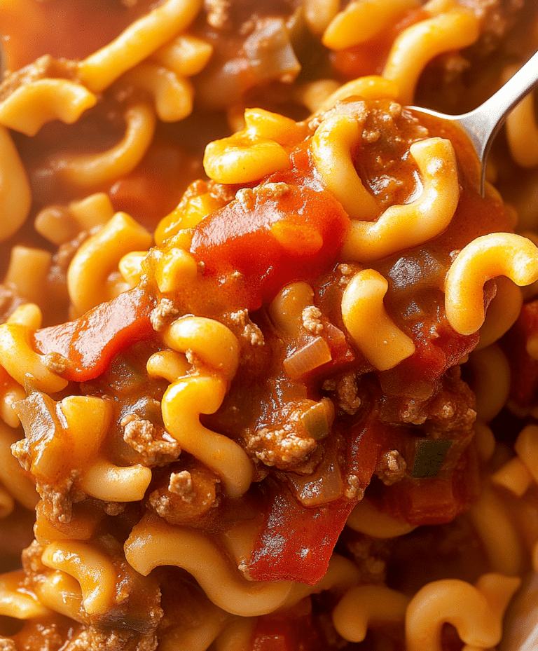 American Chop Suey (american Goulash) Recipe